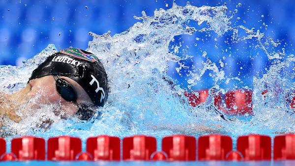 Katie Ledecky qualifies for fourth Olympics; Gretchen Walsh sets world mark in 100 butterfly