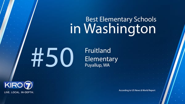 New report names best elementary schools in Washington State