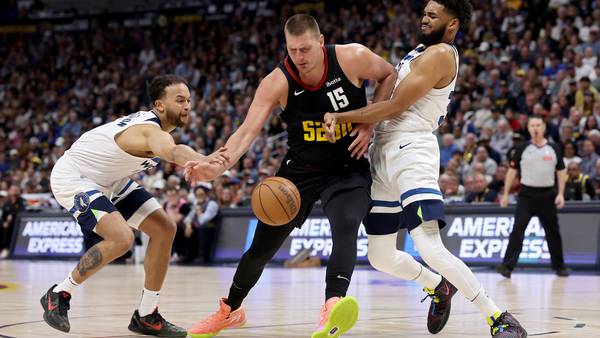 NBA playoffs: Timberwolves swarm Nuggets to take commanding 2-0 series lead over champs