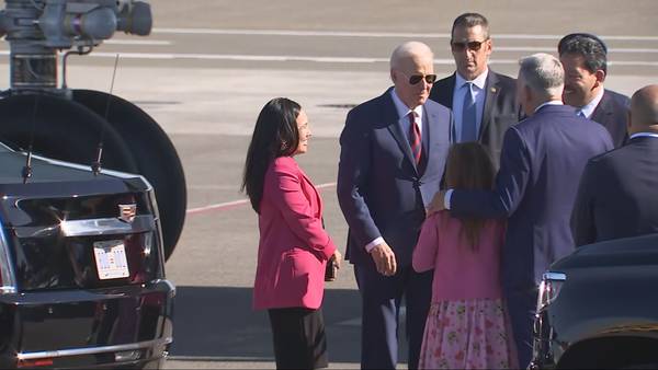 President Biden arrives in Seattle for separate fundraising events