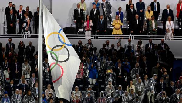 Olympic flag appears to be upside down at 2024 Olympics Opening Ceremony in Paris