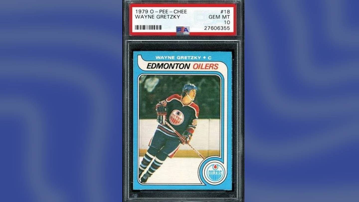 Wayne Gretzky rookie card sells for $465,000 - Sports Illustrated