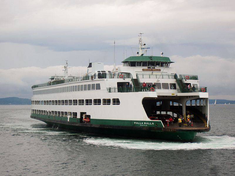 The Seattle-Bremerton ferry route is out of service until further notice
