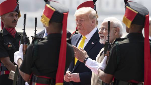 Photos: President Trump, first lady Melania visit India