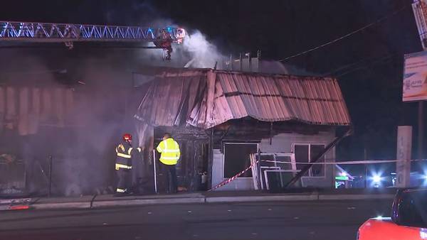 At least 1 Lynnwood business heavily damaged in fire, under investigation as arson