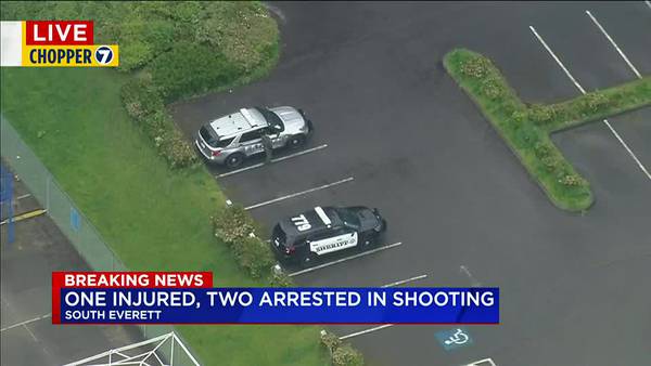 VIDEO: 2 in custody after large police presence at Everett apartment complex