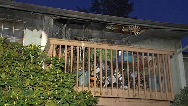 Pants tossed onto candle spark fire at South Hill apartment complex