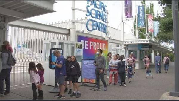 VIDEO: Pacific Science Center reopens after more than 2 years