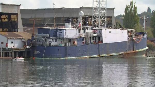 Years of ‘disgusting, dangerous’ conditions on derelict Tacoma boat before recent ammonia leak