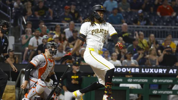 Oneil Cruz breaks records with multiple hits over 120 mph while lifting Pirates past Giants in extra innings