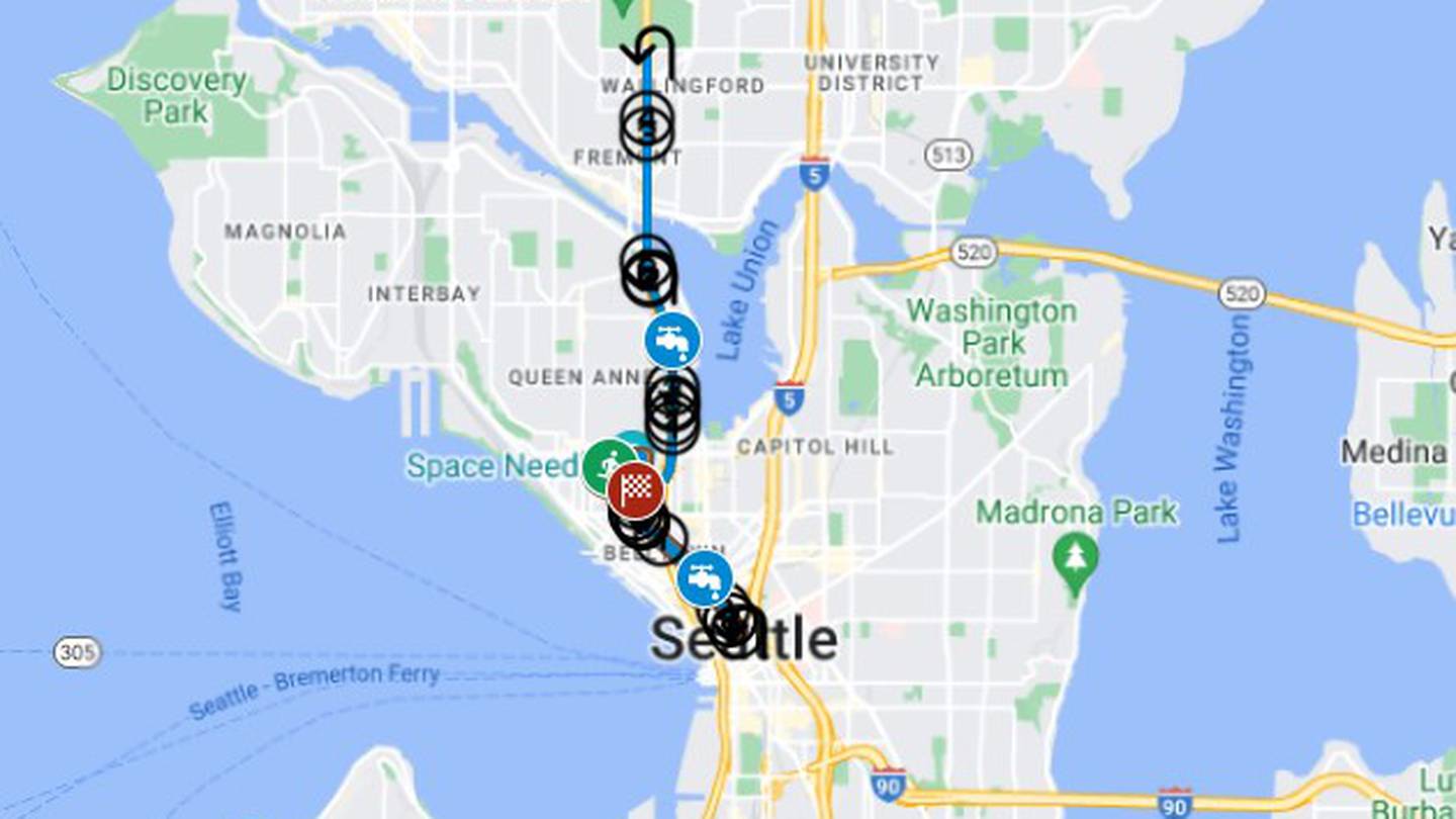 周日，西雅图99号州际公路将关闭5个小时以举行跑步活动