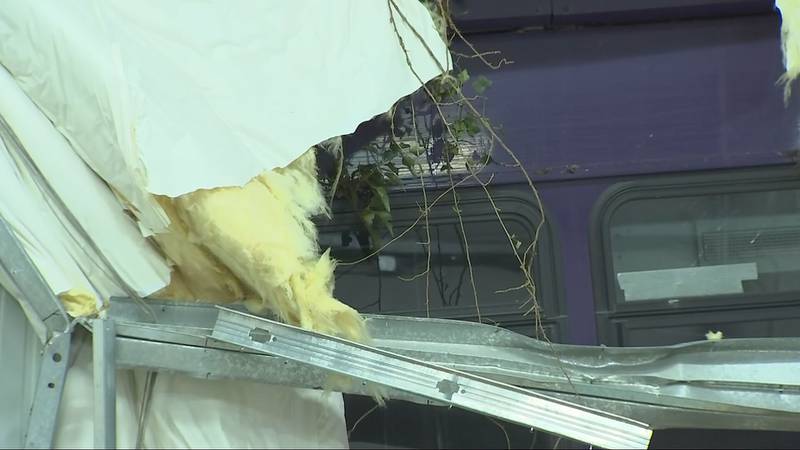 A Metro bus crashed into an indoor skate park near Seattle's Yesler Terrace neighborhood on Jan. 24, 2024.