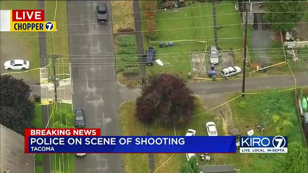 VIDEO: Police responding to a shooting in Tacoma’s Hilltop neighborhood