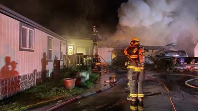 House fire burns for over 3 hours on Camano Island