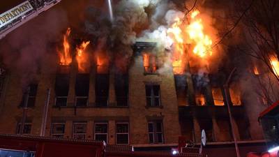 Nearly 100 firefighters respond to massive 3-alarm blaze at First Hill apartment building