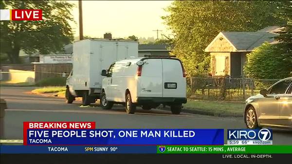 VIDEO: Five people shot, one man killed at Tacoma home