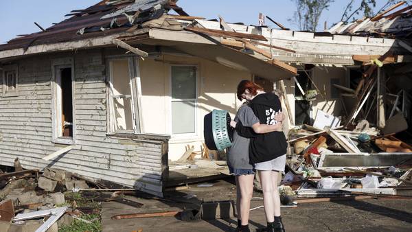 Second tornado in 5 weeks damages Oklahoma town and causes 1 death as powerful storms hit central US