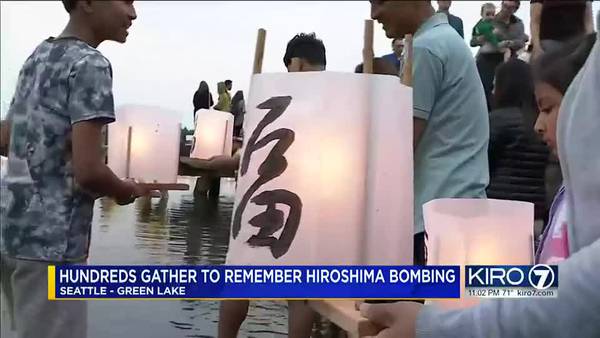 Hundreds gather at Green Lake to honor victims of atomic bombings 78 years later
