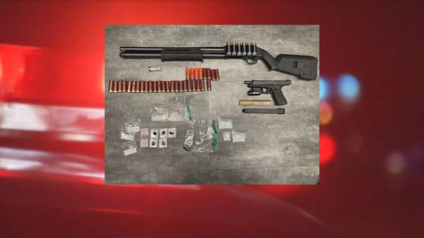 2 arrested; guns and drugs recovered from stolen state patrol vehicle