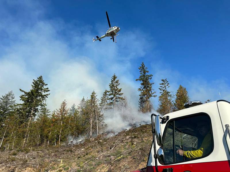 DNR sends reinforcements for Rock Quarry Fire in Central Kitsap KIRO