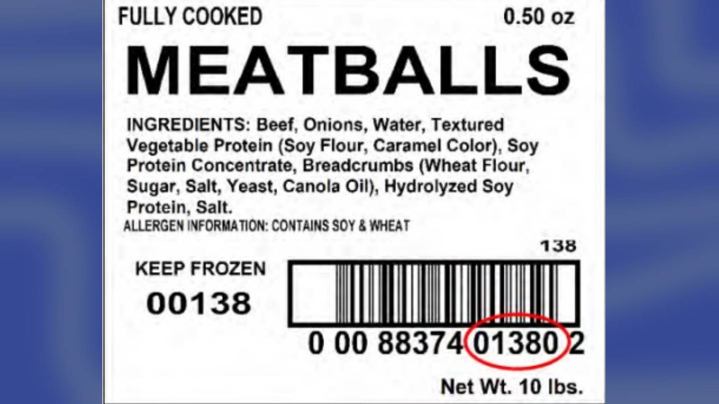 ABBYLAND FOODS RECALL FROZEN TURKEY MEATBALLS