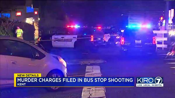 VIDEO: Murder charges filed in Kent bus stop shooting
