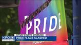 Poulsbo police search for suspect responsible for slashing nearly a dozen Pride banners