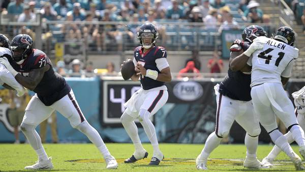 Texans' QB C.J. Stroud named NFL's Offensive Rookie of the Month