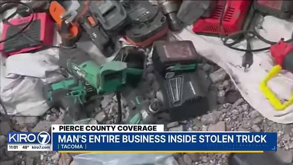‘He has to start from scratch,’ Tacoma business owner’s truck, tools stolen