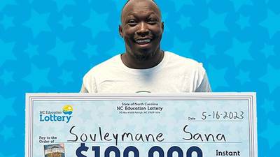 North Carolina man will use $100K lottery winnings to support schools in Mali