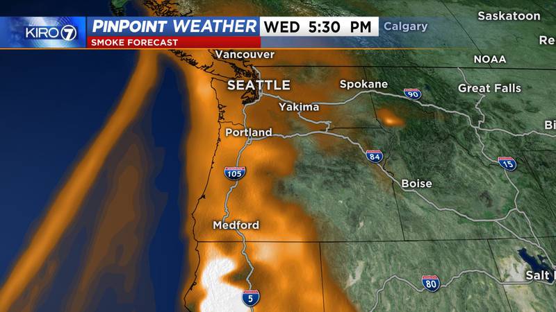 Smoke forecast for 9-30-20