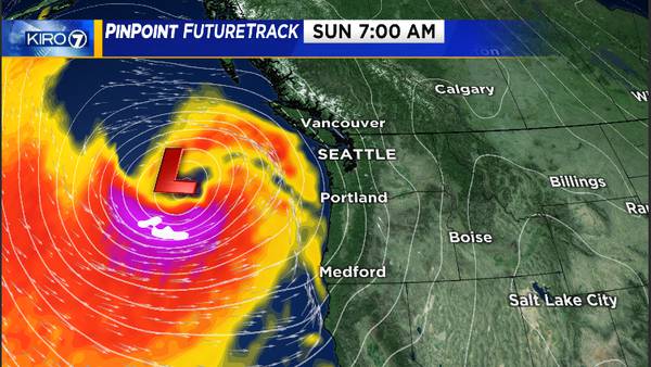 (10/22) Strong winds expected Sunday through Monday from powerful Pacific storm