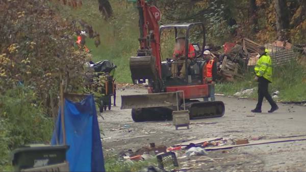 Residents have mixed opinions as big Auburn encampment clean-up underway