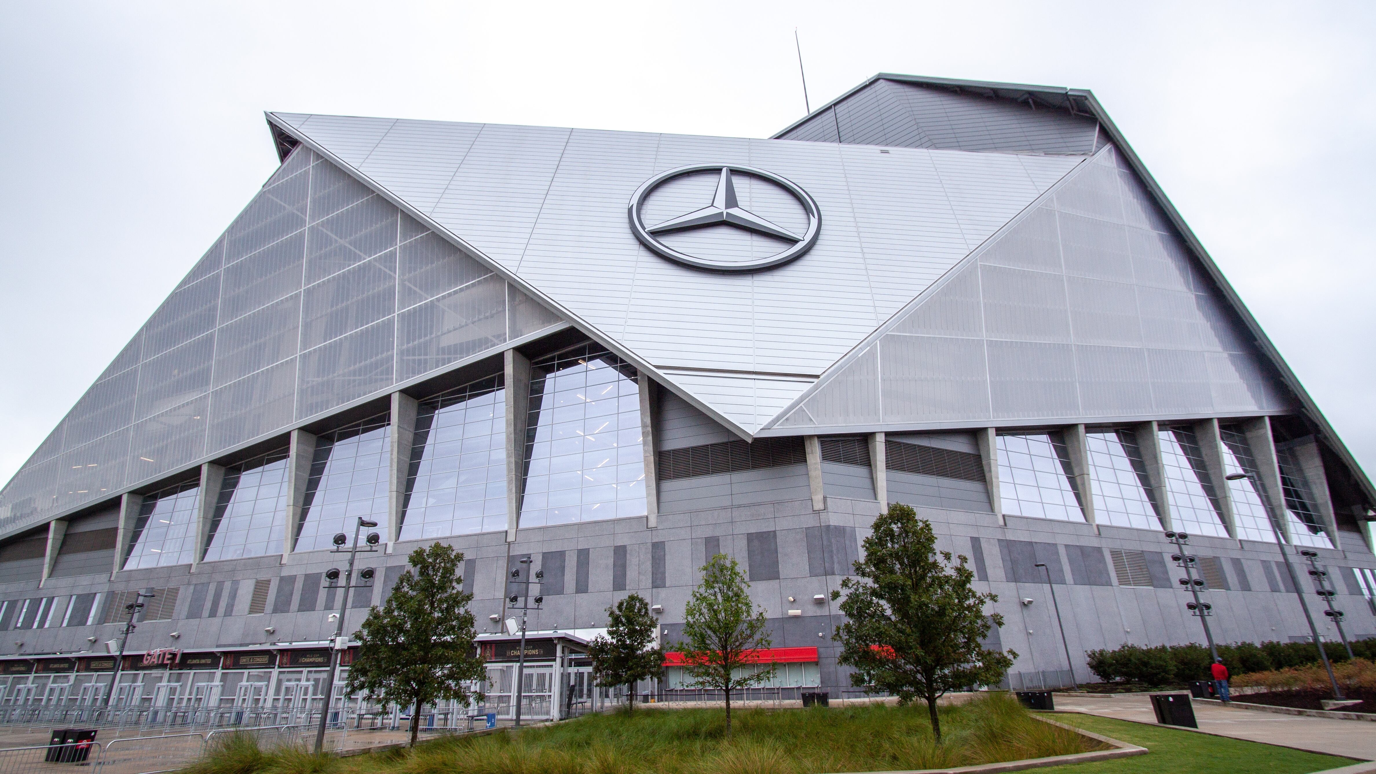 Mercedes-Benz Stadium in Atlanta state of Georgia