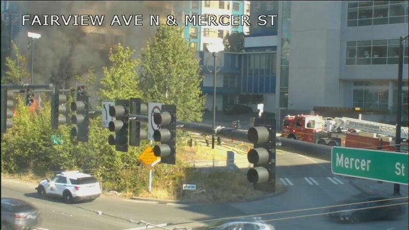 Mercer I-5 fire