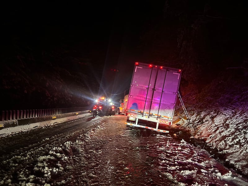 Trooper Rick Johnson posted photos on X of spinouts over SR 18 over the Tiger Mountain Summit on 3-4-24.