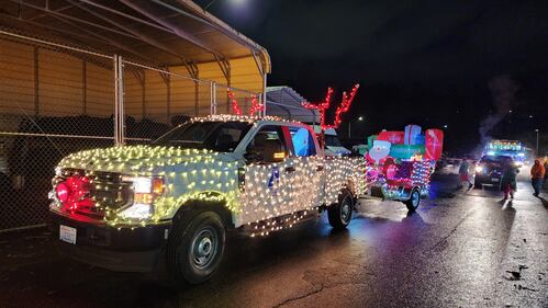 Olympia holiday light parade