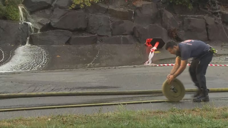 A 3-alarm fire caused a home under construction to collapse and damaged two others in Seattle's Mount Baker neighborhood.