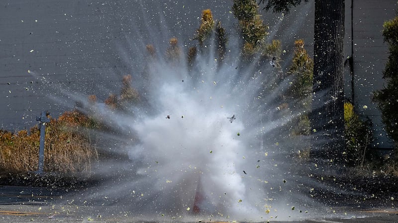Woman critically injured after exploding fireworks damage homes