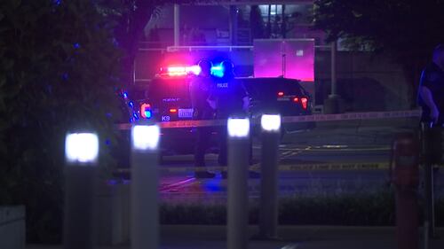 Scene of fatal shooting at the AMC theaters at the Kent Station shopping center.