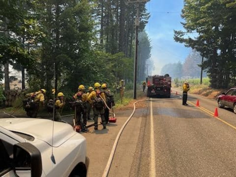 Tunnel Five Fire - White Salmon Fire Dept