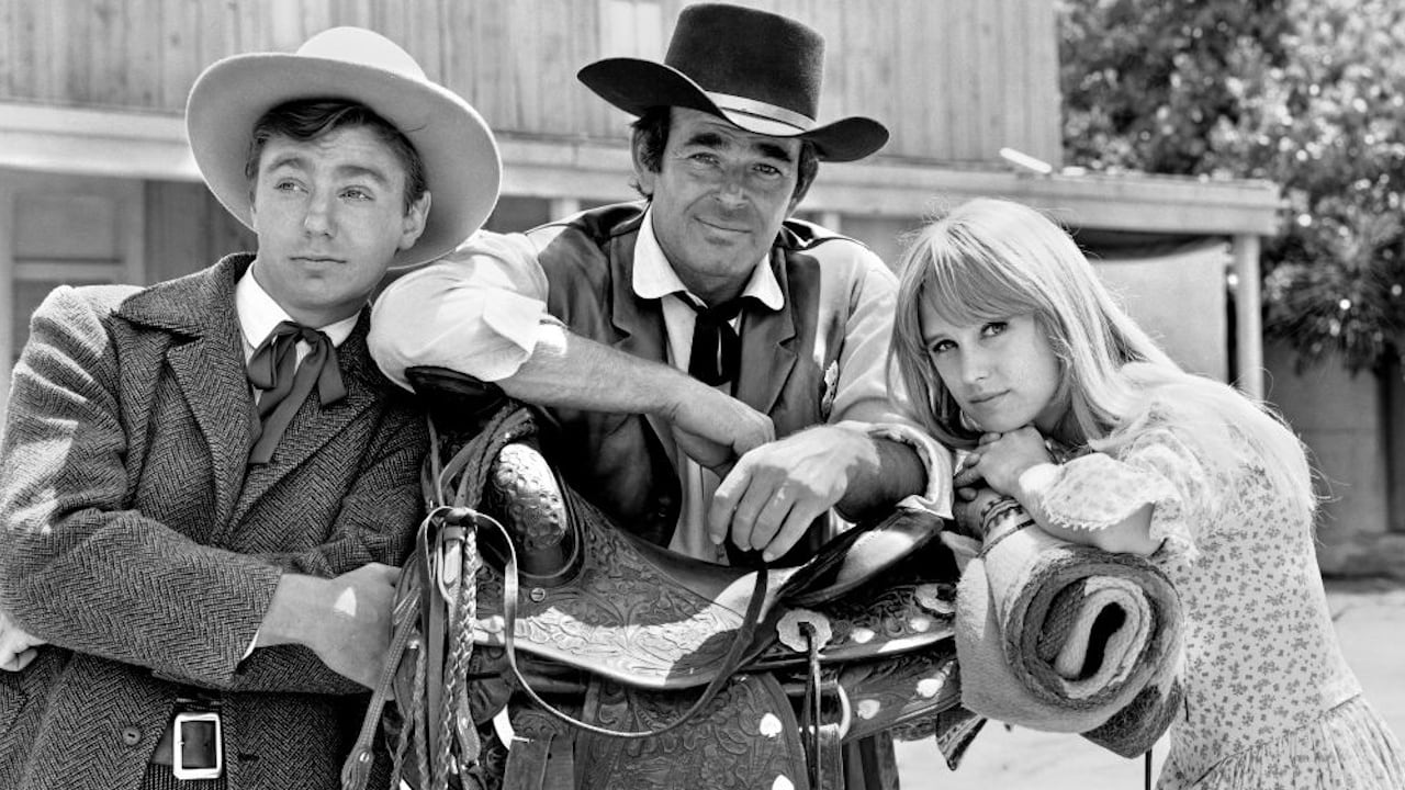 The actor, left, rose to fame as a singer-guitarist on "The Virginian."