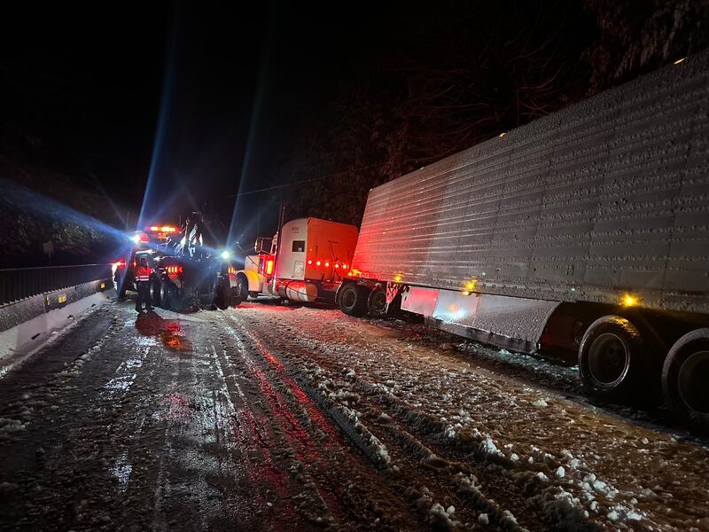 Trooper Rick Johnson posted photos on X of spinouts over SR 18 over the Tiger Mountain Summit on 3-4-24.