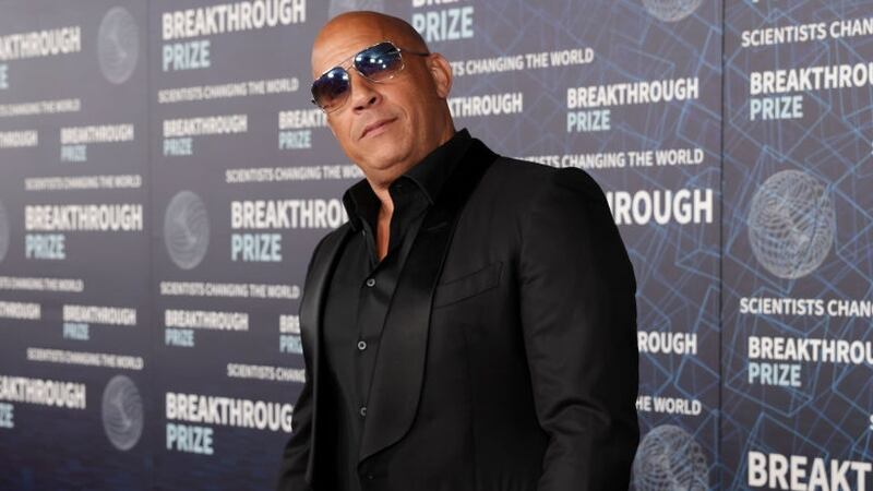 LOS ANGELES, CALIFORNIA - APRIL 15: Vin Diesel arrives at the Ninth Breakthrough Prize Ceremony at Academy Museum of Motion Pictures on April 15, 2023 in Los Angeles, California. (Photo by Anna Webber/Getty Images for Breakthrough Prize)