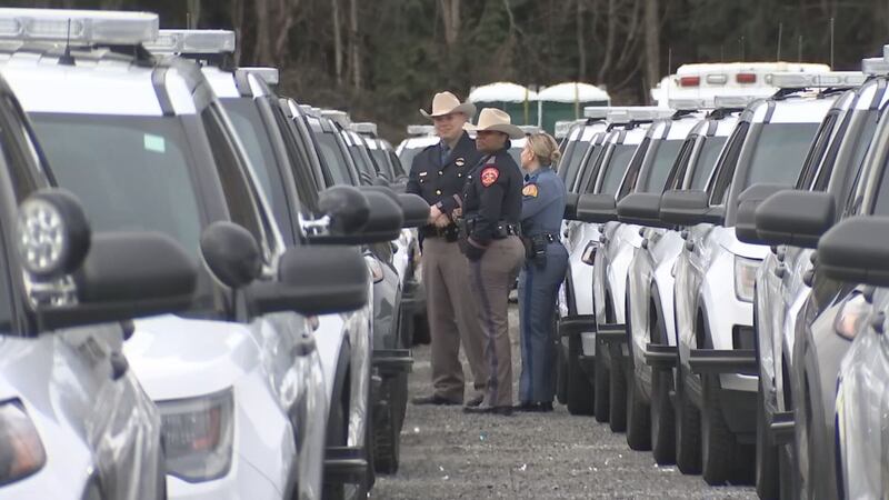 Procession, memorial for fallen Trooper Christopher Gadd