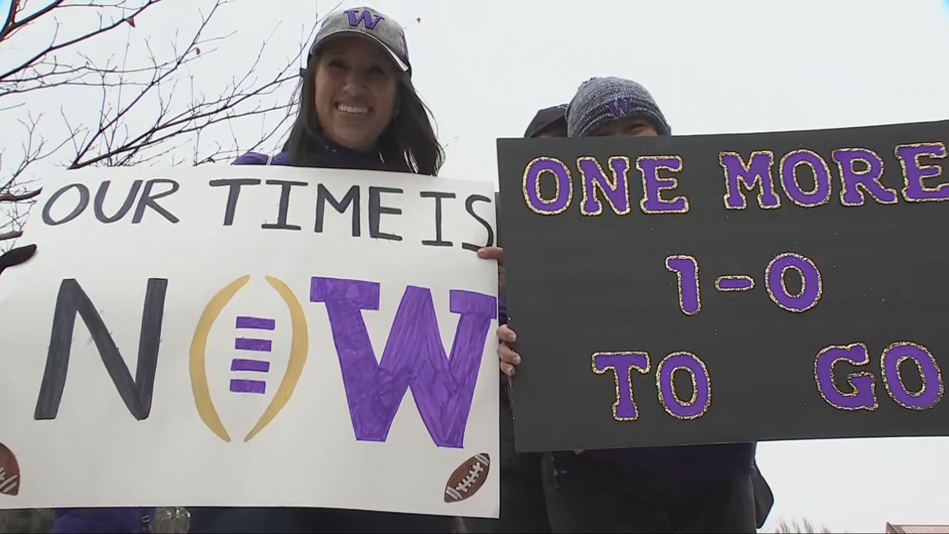 Fans show out in force to send the Huskies off