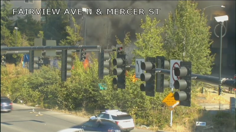 Mercer I-5 fire