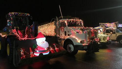 Olympia holiday light parade