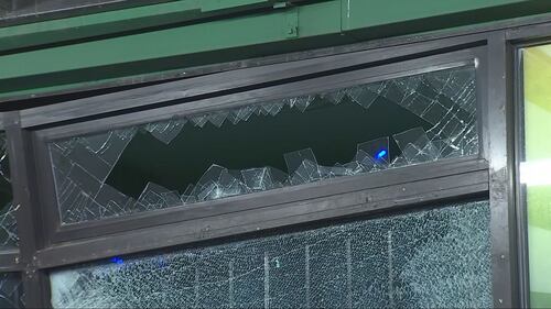 At about 3:45 a.m., burglars rammed Cannazone Seattle on First Avenue South near Walker Street, which is adjacent to a Starbucks, on March 19, 2024.