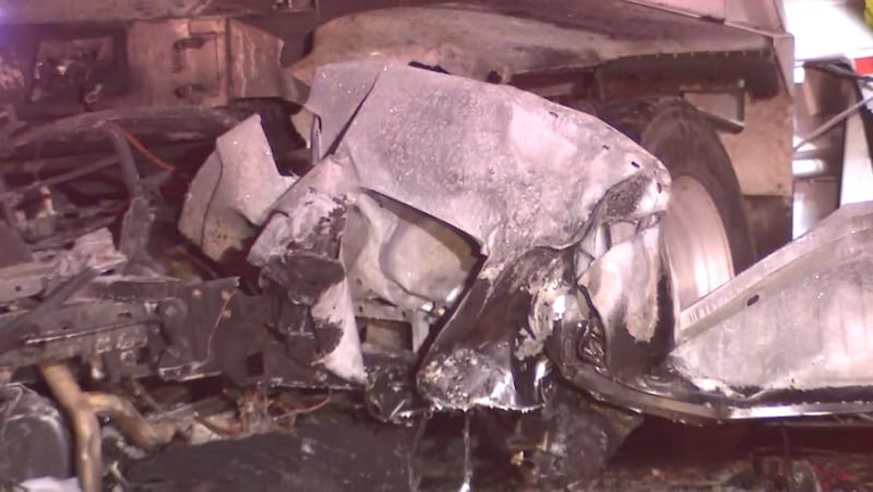 Washington State Patrol says a wrong-way driver caused a fiery crash that killed two people on northbound SR 167 in Pacific on Dec. 2, 2020.